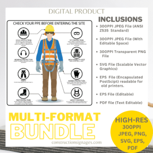 Complete Personal Protective Equipment, Printable Digital Download